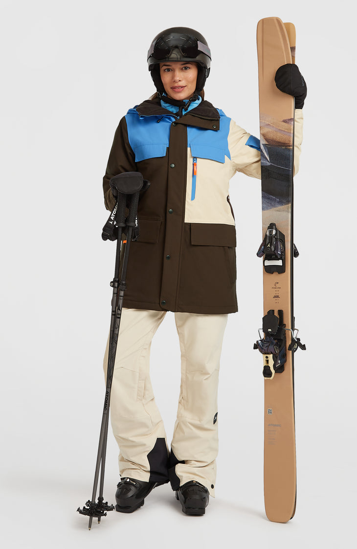 Veste de ski FWC'Peak Pro | Blue Poppy Colour Block