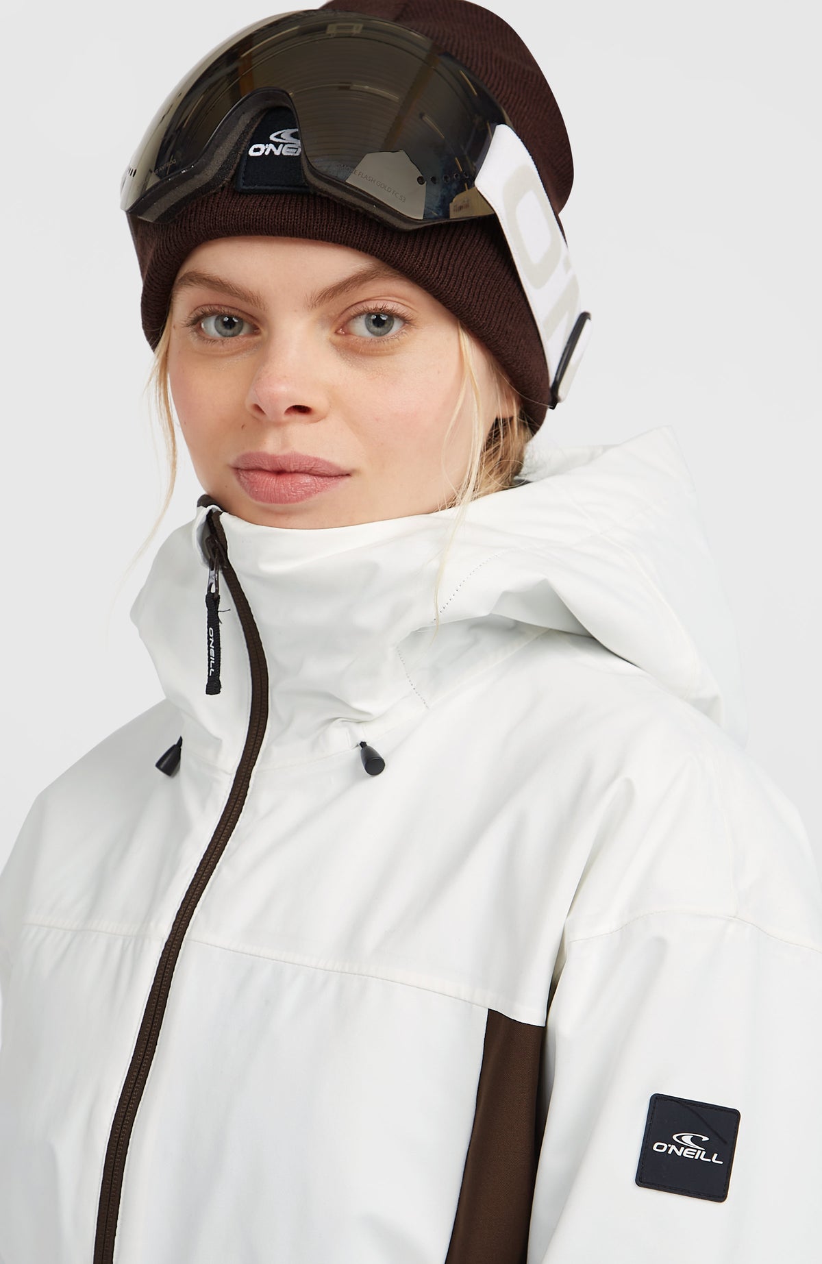 Veste de ski à ceinture FWC'Cruz Hybrid | Snow White Colour Block