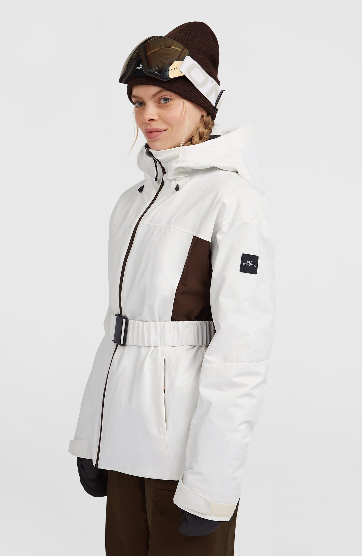 Veste de ski à ceinture FWC'Cruz Hybrid | Snow White Colour Block