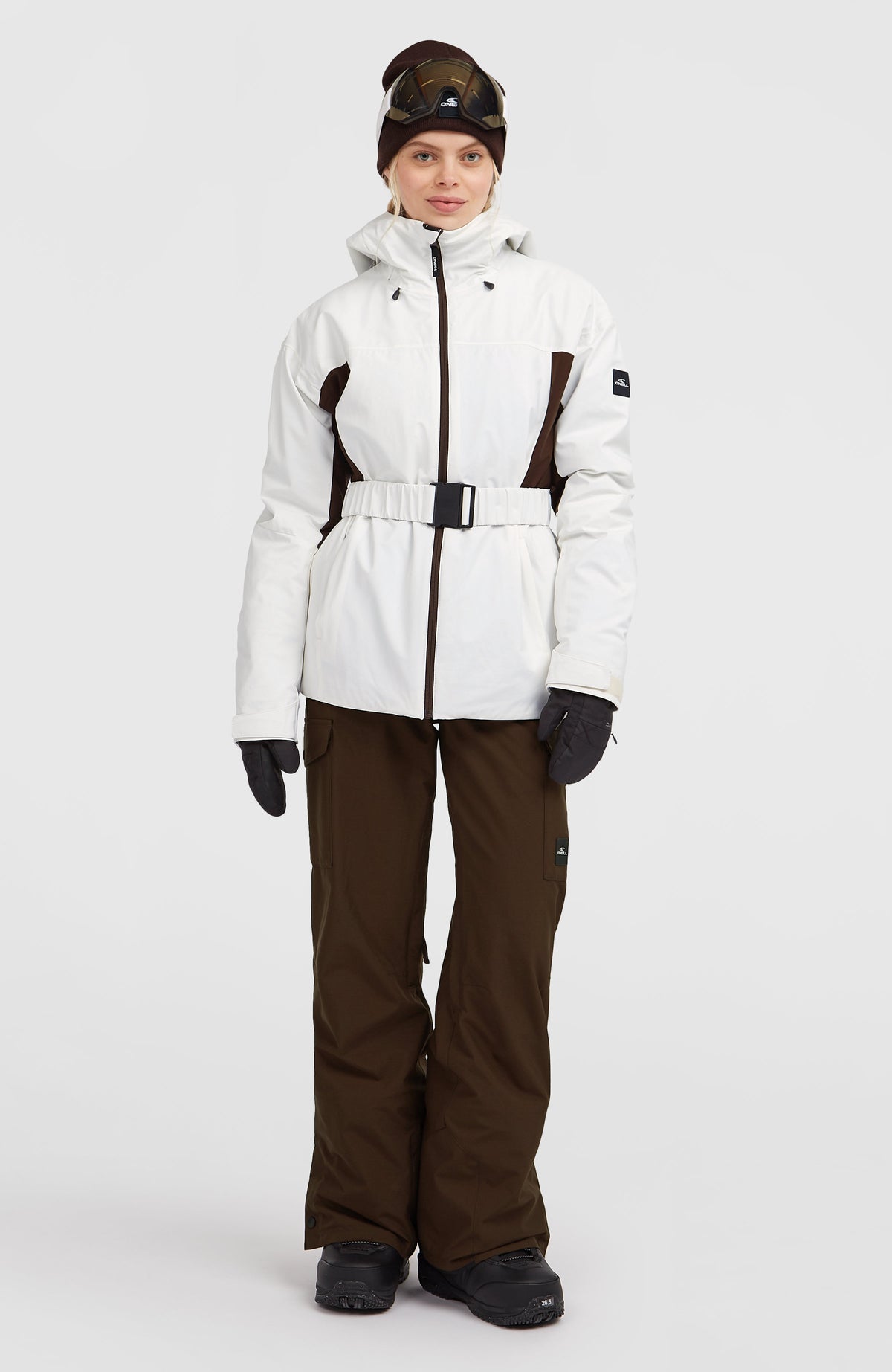 Veste de ski à ceinture FWC'Cruz Hybrid | Snow White Colour Block