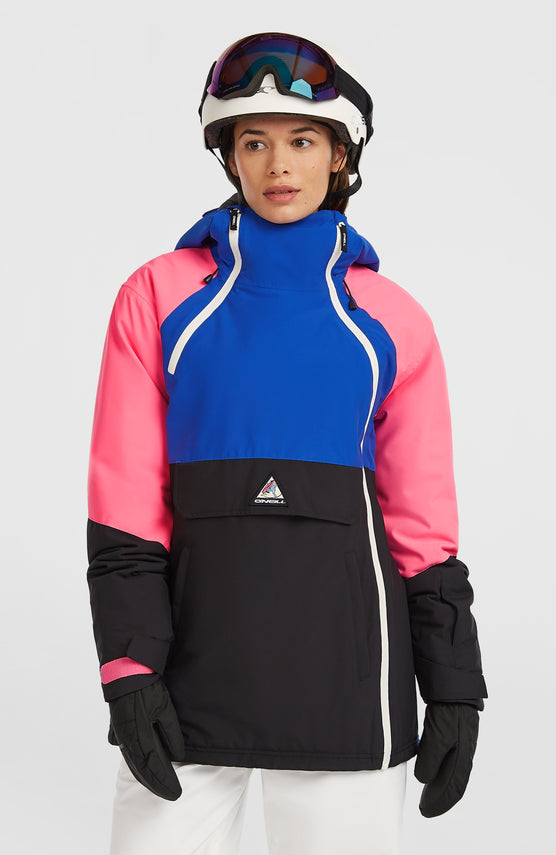 Veste de ski asymétrique FWC'Play | Active Blue Colour Block