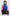 Veste de ski asymétrique FWC'Play | Active Blue Colour Block
