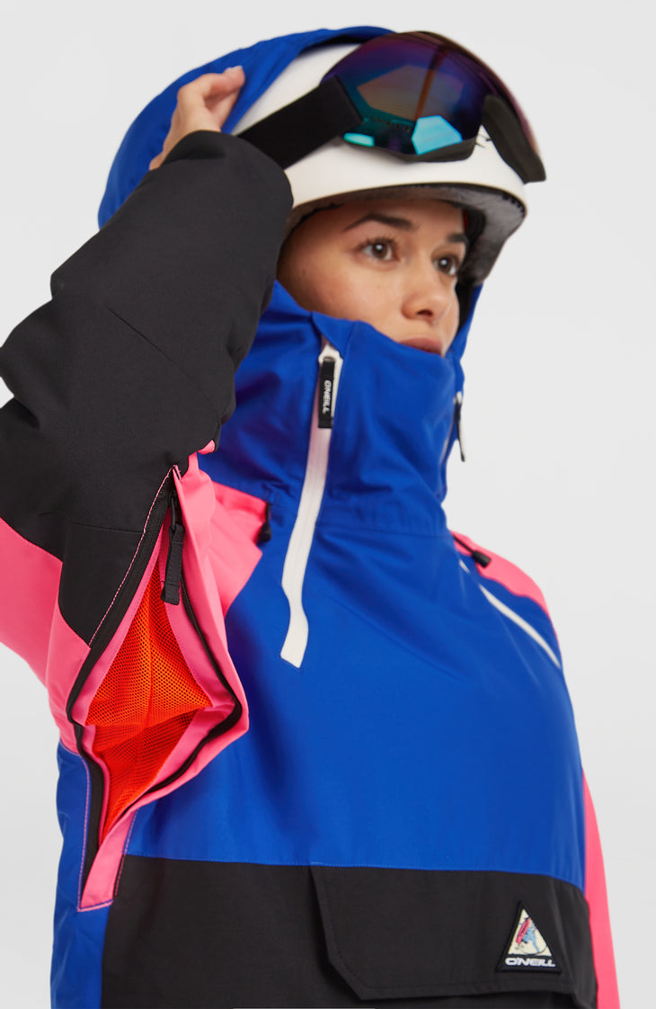 Veste de ski asymétrique FWC'Play | Active Blue Colour Block