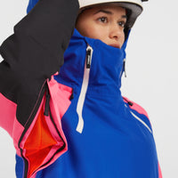 Veste de ski asymétrique FWC'Play | Active Blue Colour Block