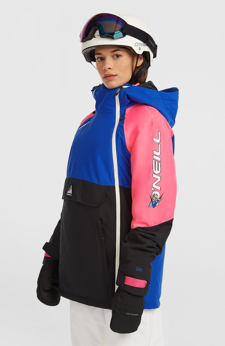Veste de ski asymétrique FWC'Play | Active Blue Colour Block