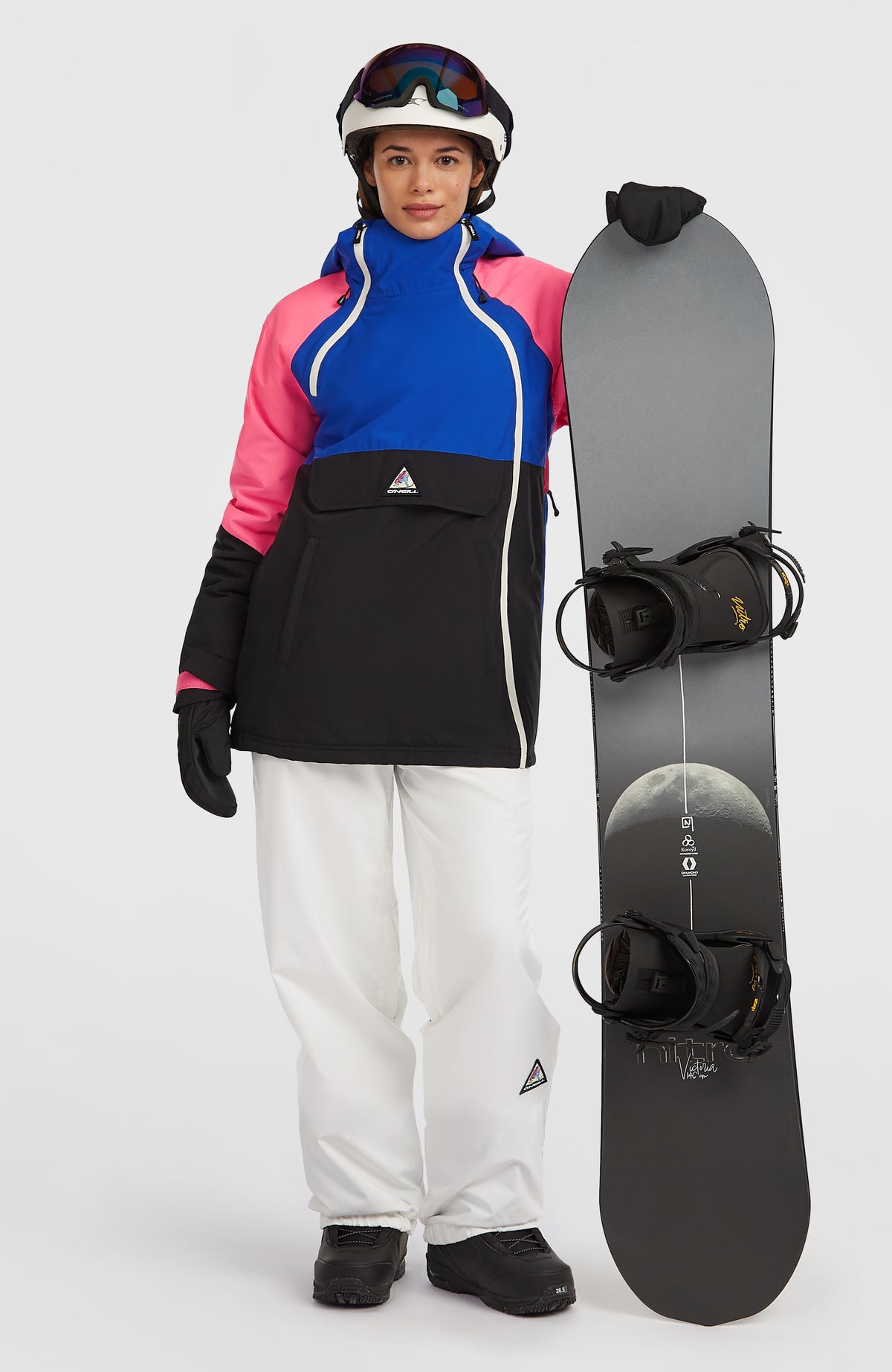 Veste de ski asymétrique FWC'Play | Active Blue Colour Block