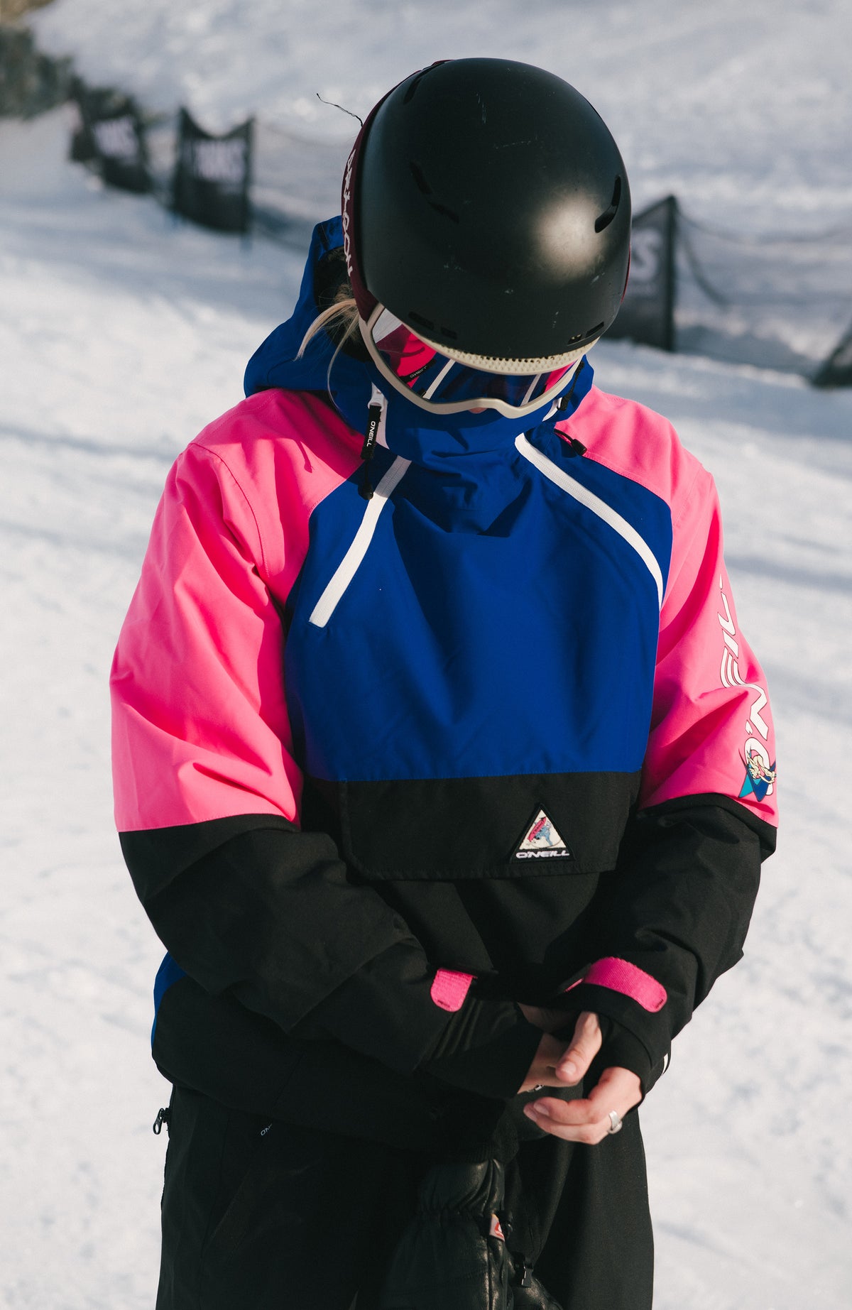 Veste de ski asymétrique FWC'Play | Active Blue Colour Block