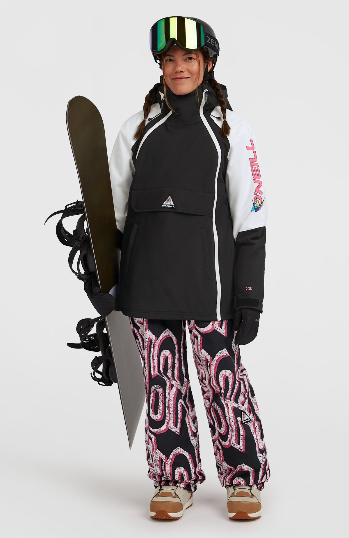 Veste de ski asymétrique FWC'Play | Black Out Colour Block