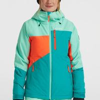Veste de ski FWC'Cruz Triple | Retro Mint Colour Block