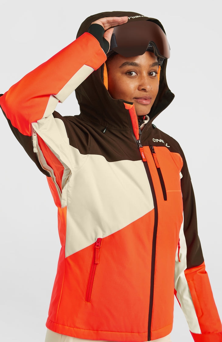 Veste de ski FWC'Cruz Triple | Coffee Bean Colour Block