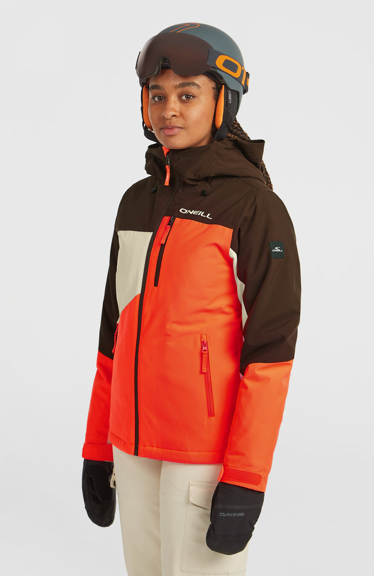 Veste de ski FWC'Cruz Triple | Coffee Bean Colour Block