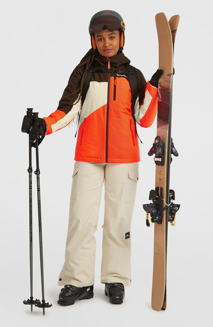 Veste de ski FWC'Cruz Triple | Coffee Bean Colour Block