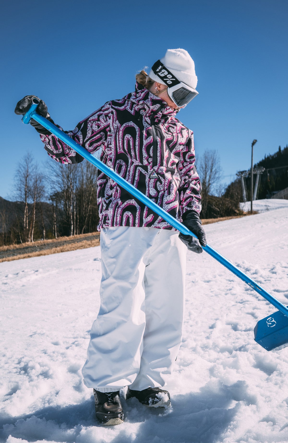 Veste de ski et snowboard FWC'Play Park Anorak | White Legacy