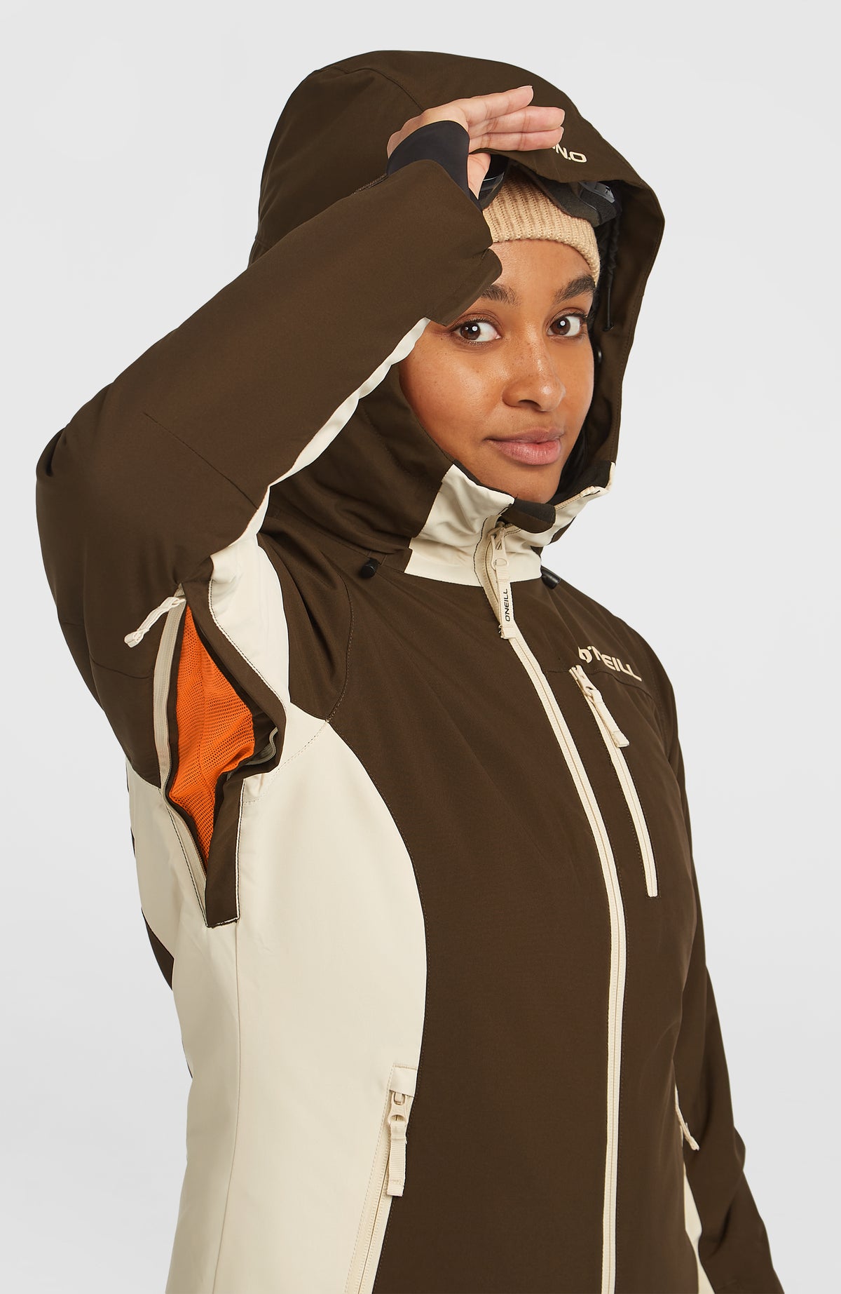 Veste de ski FWC'Cruz Duo | Coffee Bean Colour Block