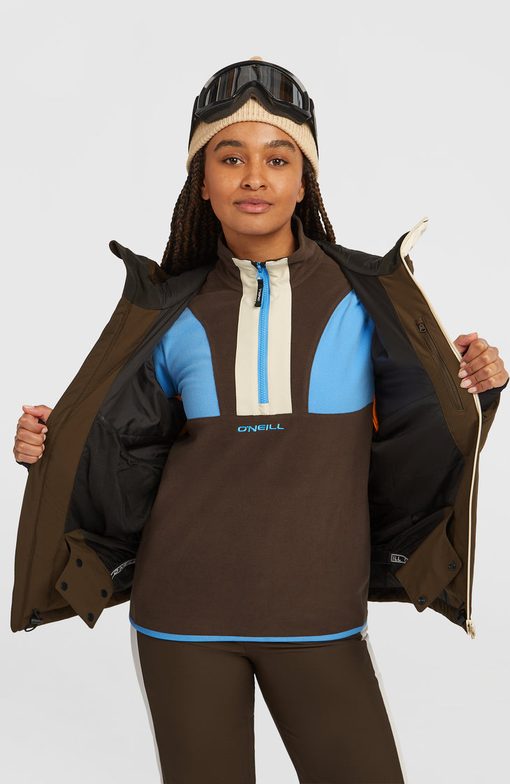 Veste de ski FWC'Cruz Duo | Coffee Bean Colour Block