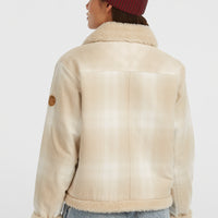 Veste O'Riginals doublée en polaire | Beige Check