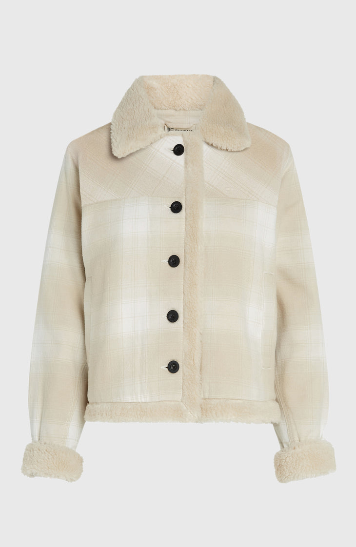 Veste O'Riginals doublée en polaire | Beige Check