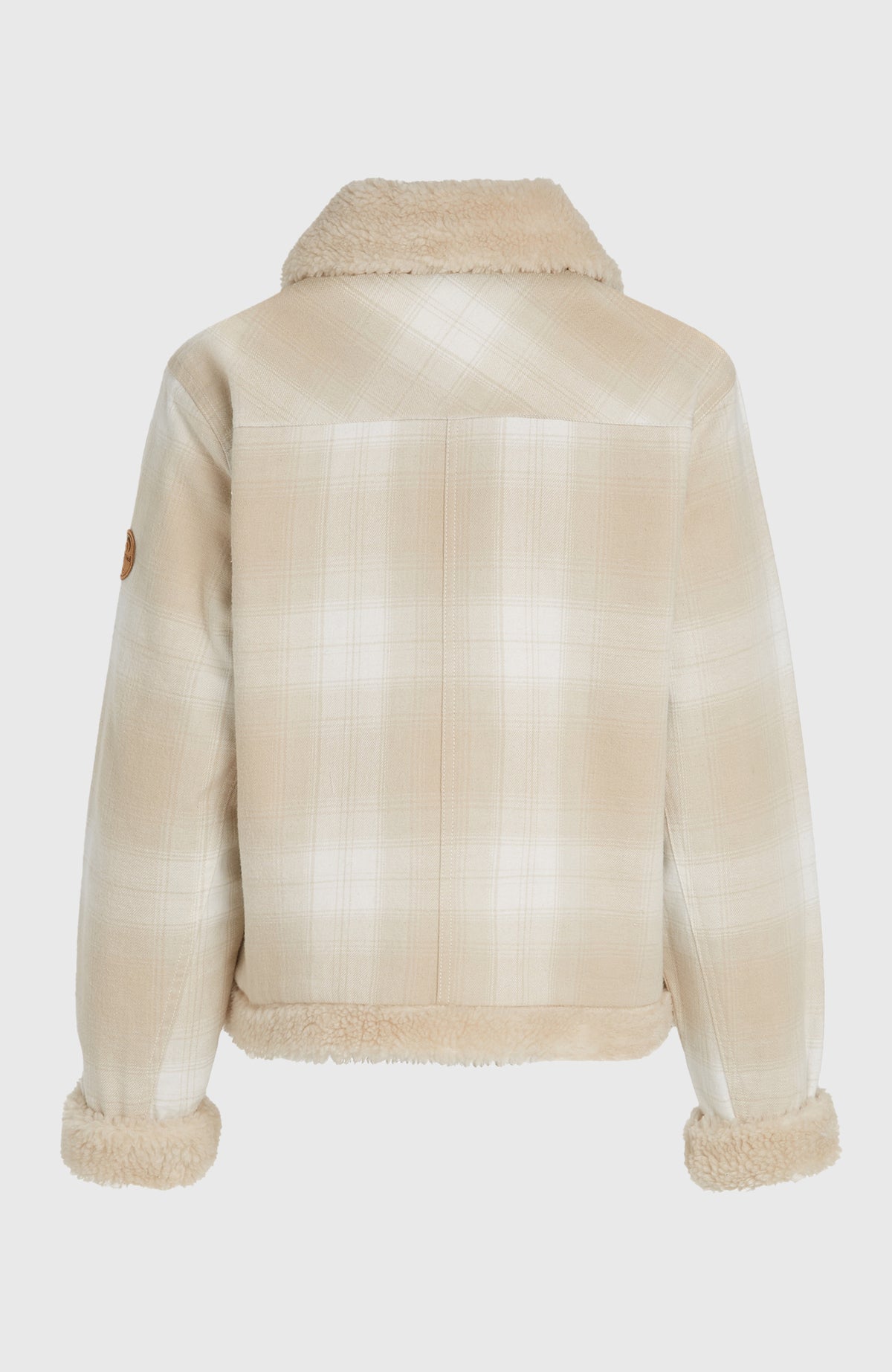 Veste O'Riginals doublée en polaire | Beige Check