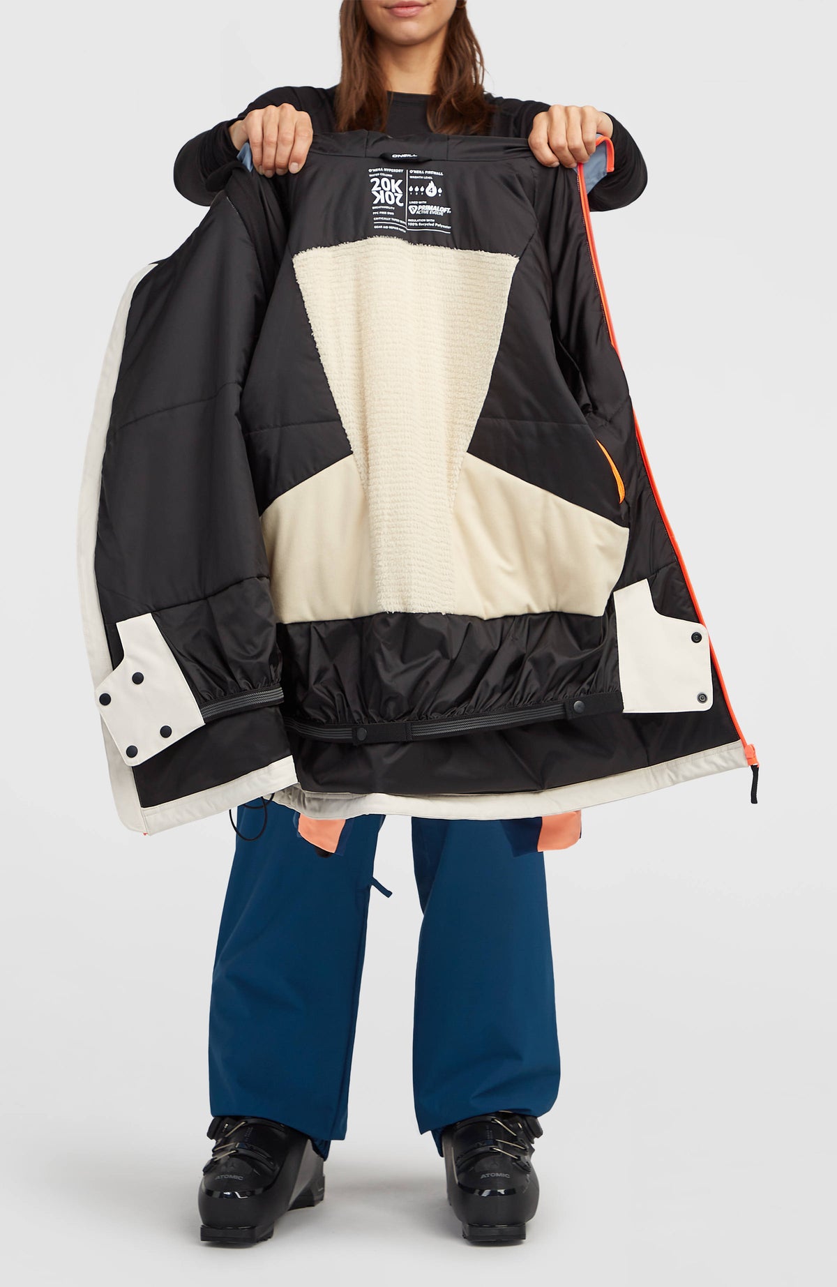 Veste de ski asymétrique FWC'Play | Murky Water Colour Block