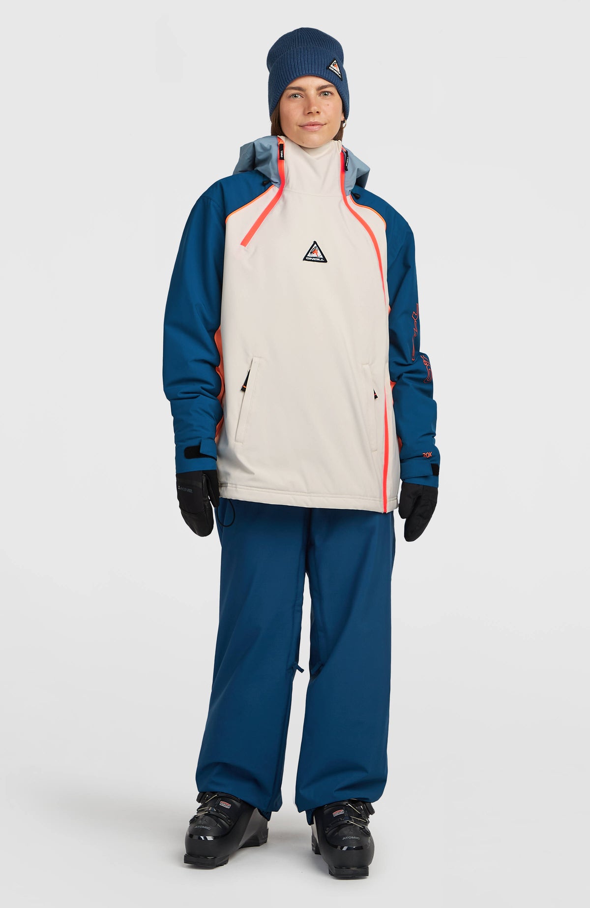 Veste de ski asymétrique FWC'Play | Murky Water Colour Block