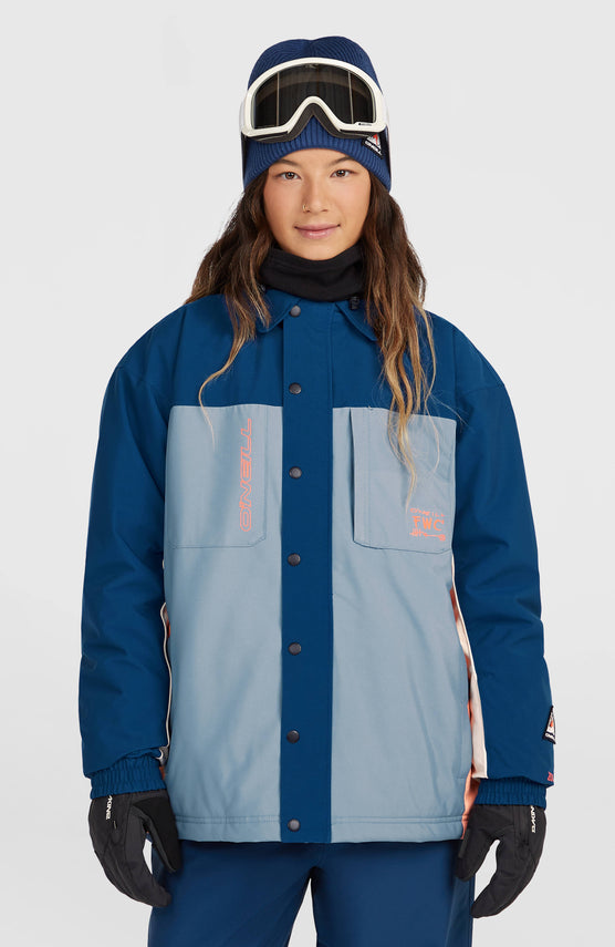 Veste-chemise de ski FWC'Play | Regal Blue Colour Block