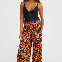 Pantalon Malia Beach | Orange Rainbow Stripe