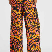 Pantalon Malia Beach | Orange Rainbow Stripe