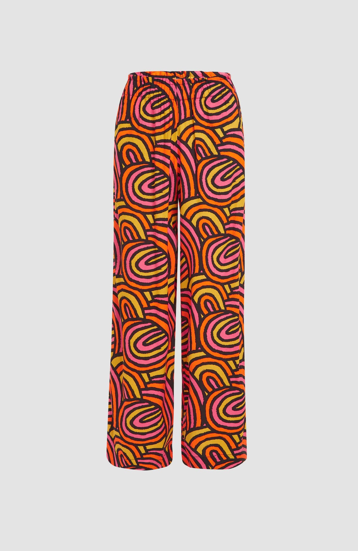 Pantalon Malia Beach | Orange Rainbow Stripe