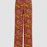 Pantalon Malia Beach | Orange Rainbow Stripe