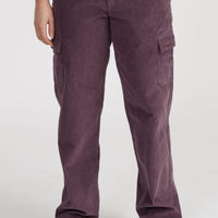 Pantalon cargo en velours côtelé Surf Heroes | Mauve Miracle