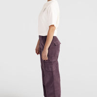 Pantalon cargo en velours côtelé Surf Heroes | Mauve Miracle