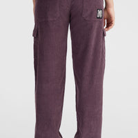 Pantalon cargo en velours côtelé Surf Heroes | Mauve Miracle