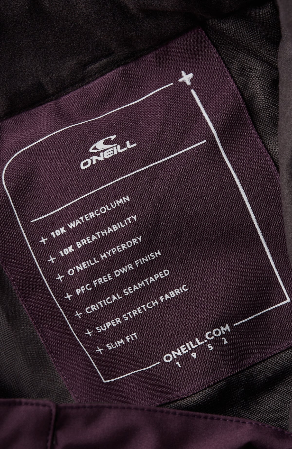 Pantalon de ski Star Slim | Aubergine