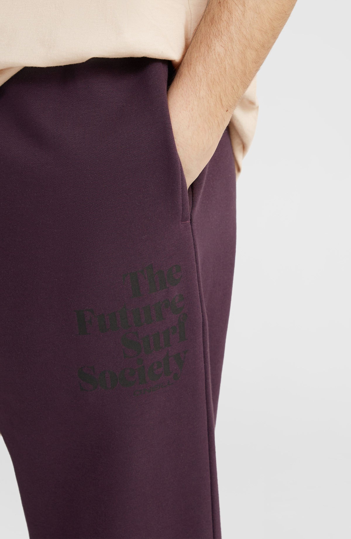 Pantalon de survêtement Future Surf Society | Aubergine