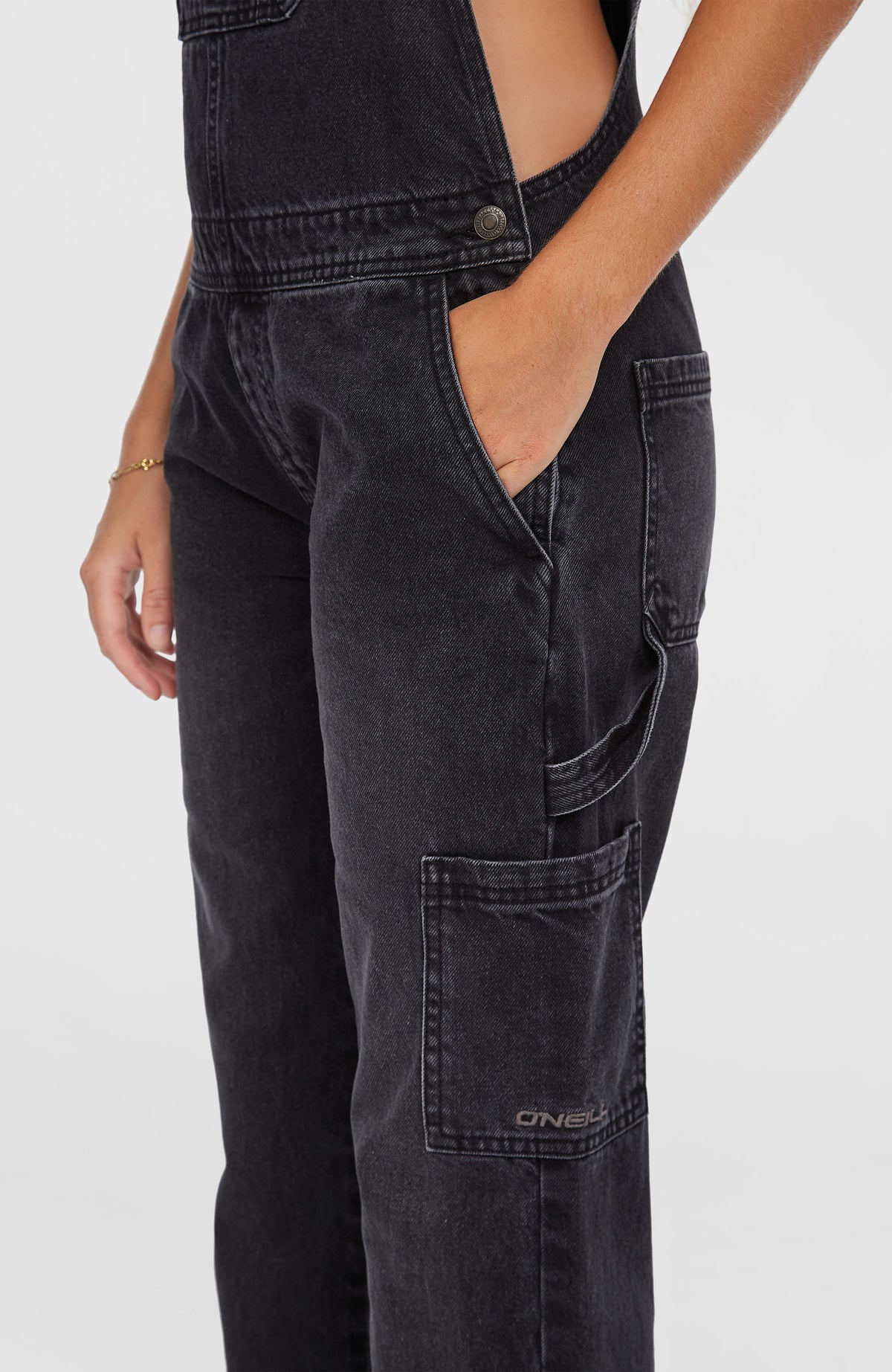 Salopette en sergé Essentials | Black Out