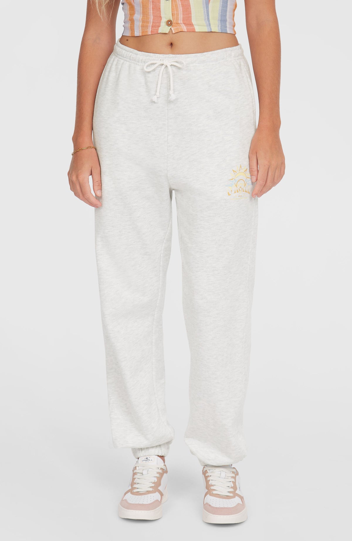 Pantalon de survêtement Beach Vintage | White Melange