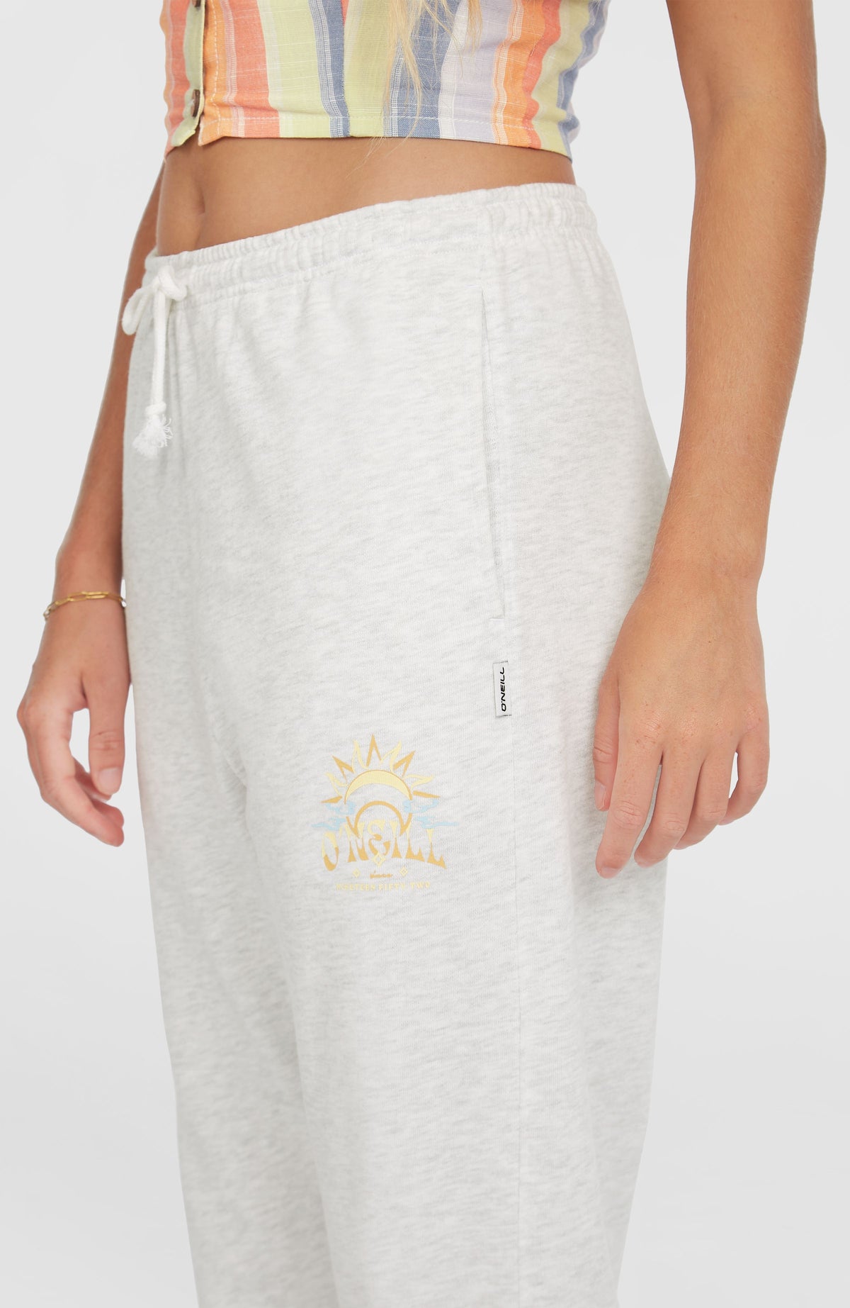 Pantalon de survêtement Beach Vintage | White Melange
