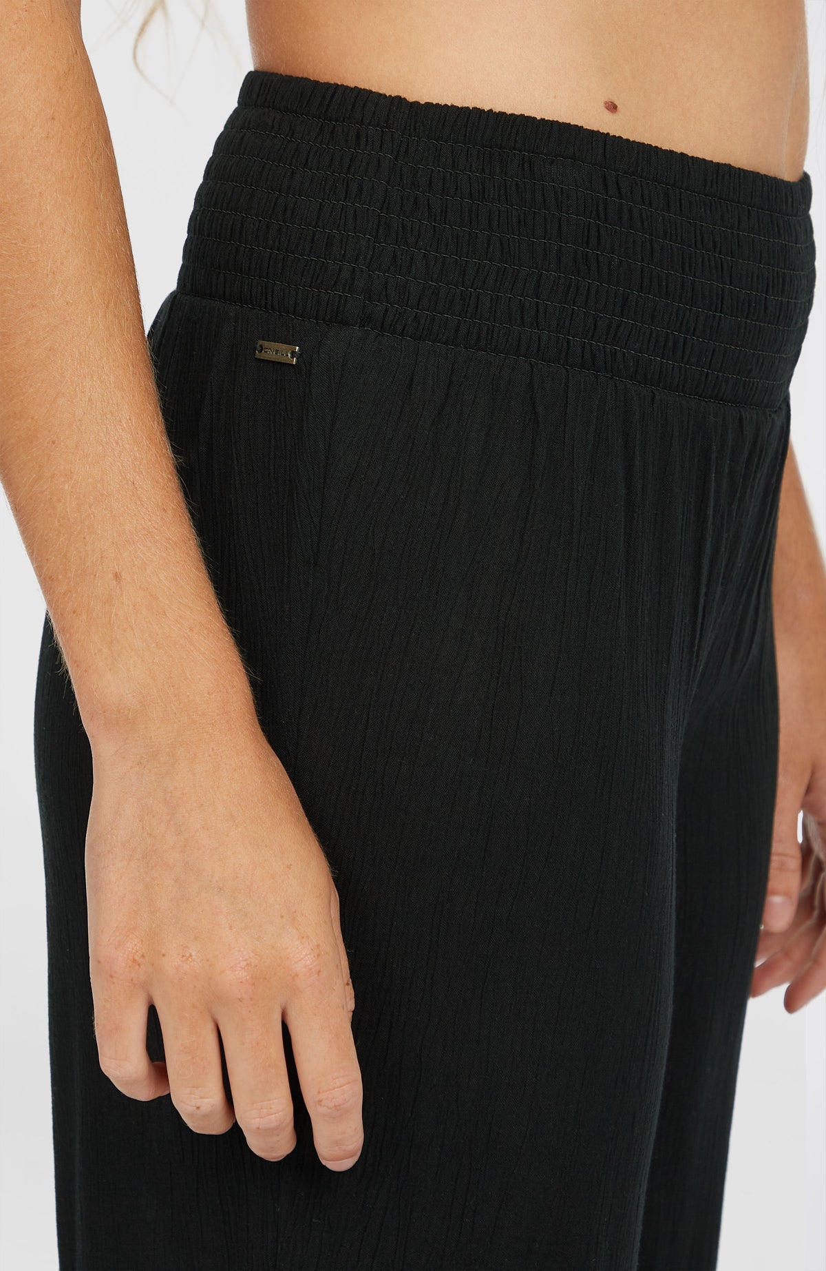 Pantalon Johnny Smocked Waist | Black Out