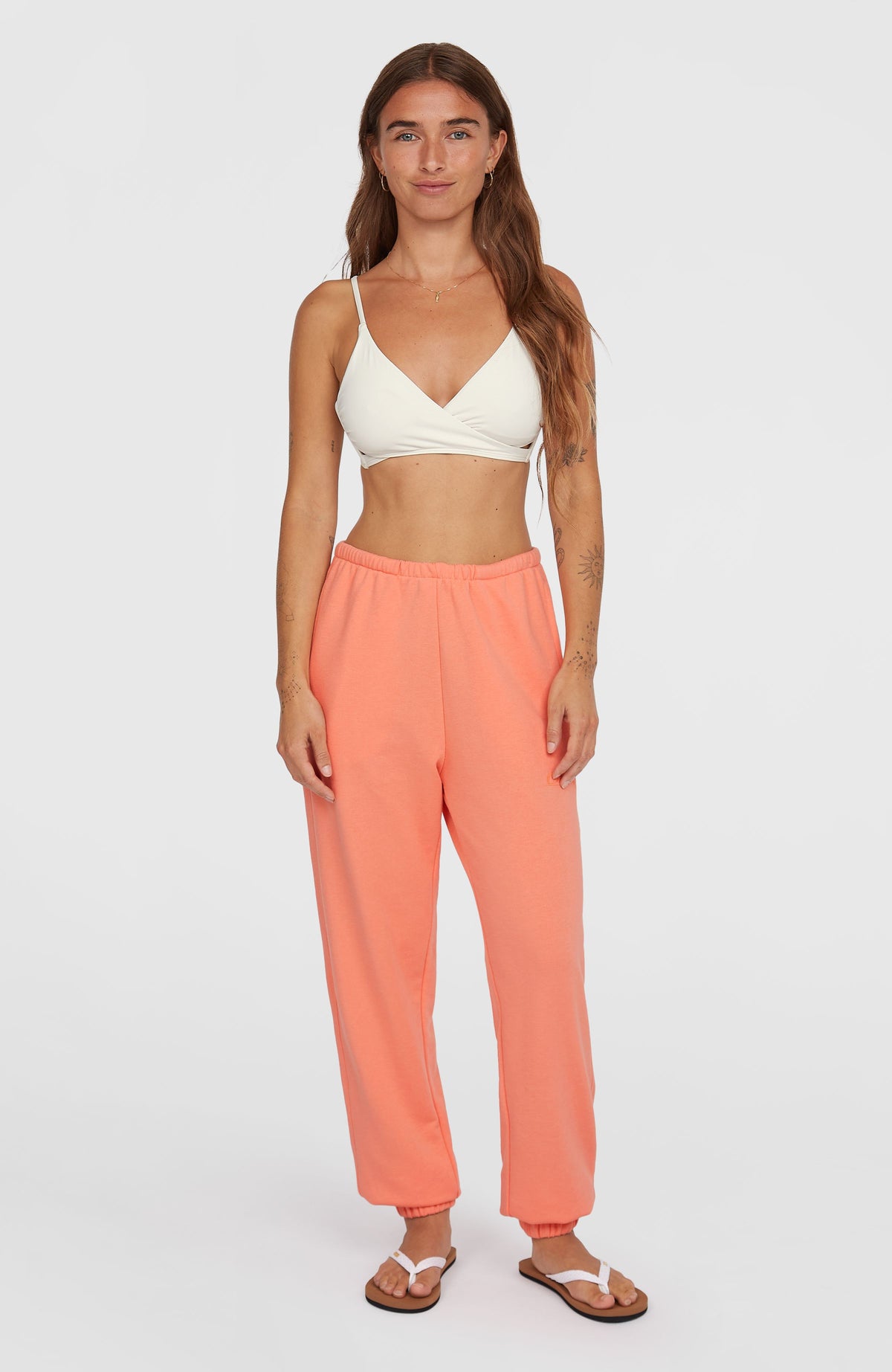 Pantalon de survêtement Essentials O'Neill Script | Coral Pink