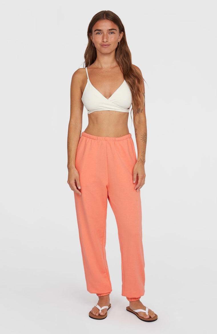 Pantalon de survêtement Essentials Script | Coral Pink