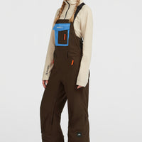 Salopette de ski FWC'Peak | Coffee Bean Colour Block