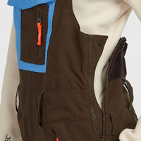 Salopette de ski FWC'Peak | Coffee Bean Colour Block
