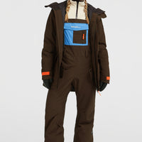 Salopette de ski FWC'Peak | Coffee Bean Colour Block