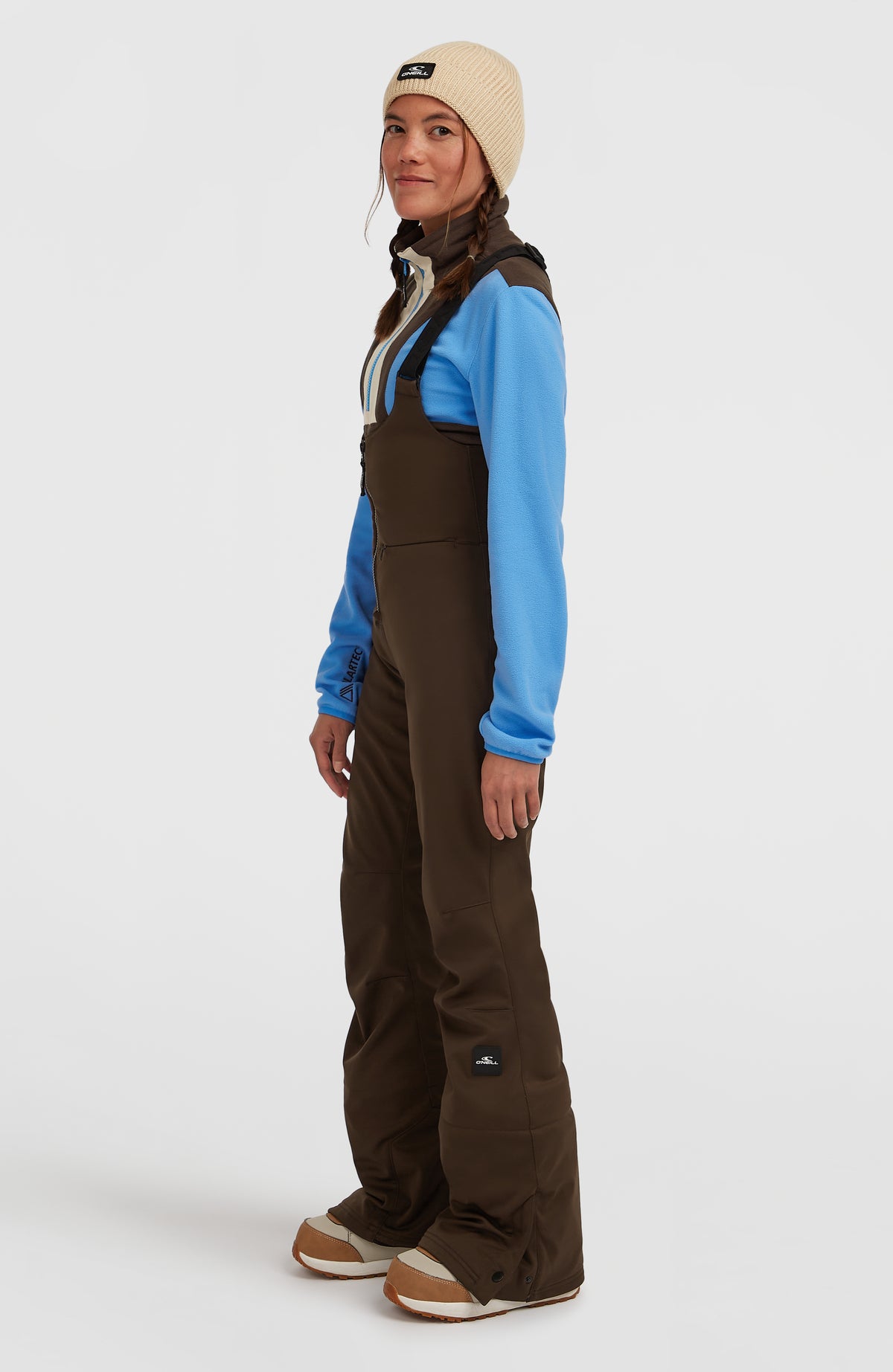 Pantalon de ski à bretelles Softshell FWC'Cruz | Coffee Bean
