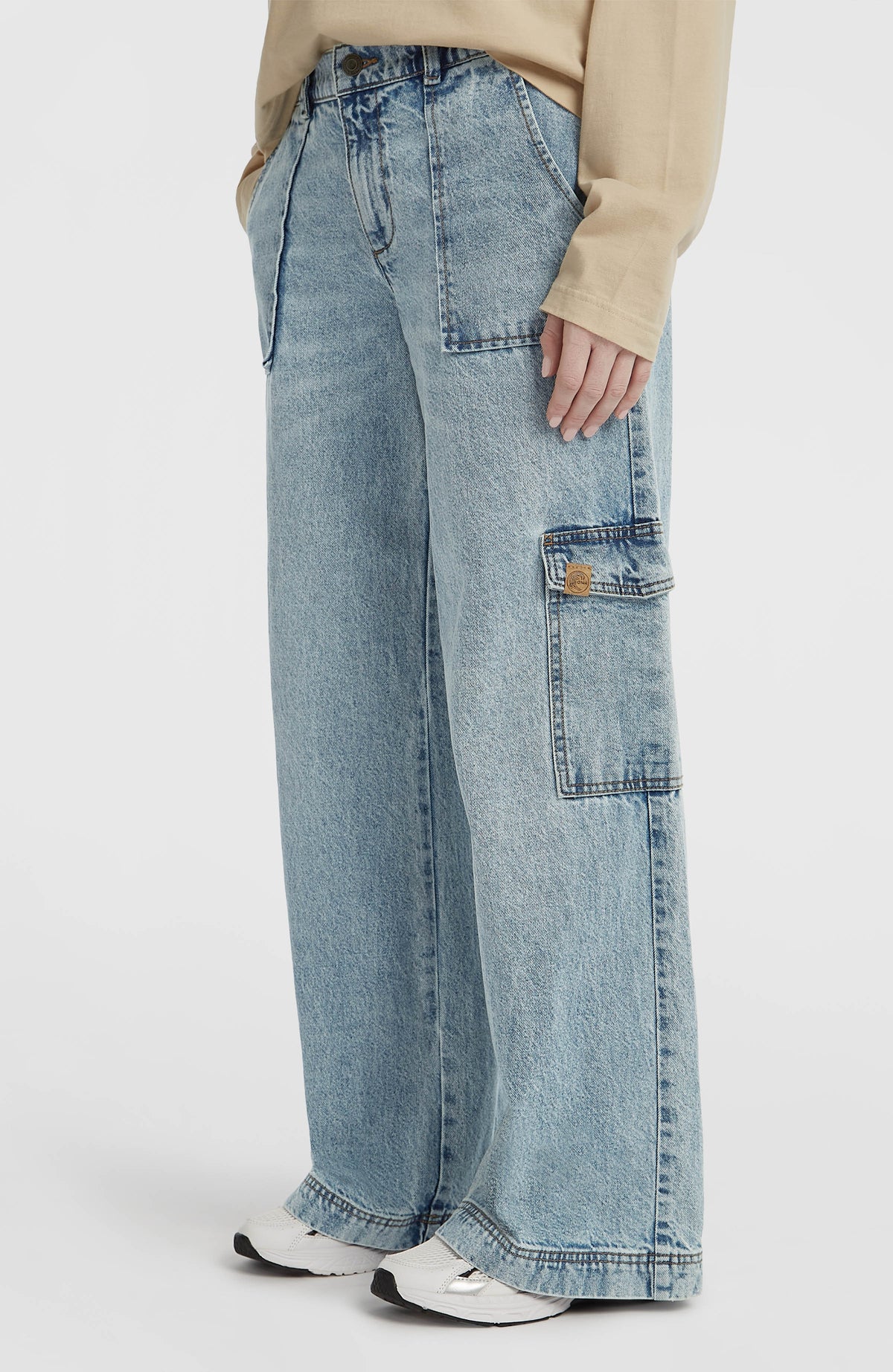 Pantalon cargo O'Riginals en jean | Denim Blue