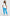 Pantalon de survêtement Essentials Script | Blue Poppy