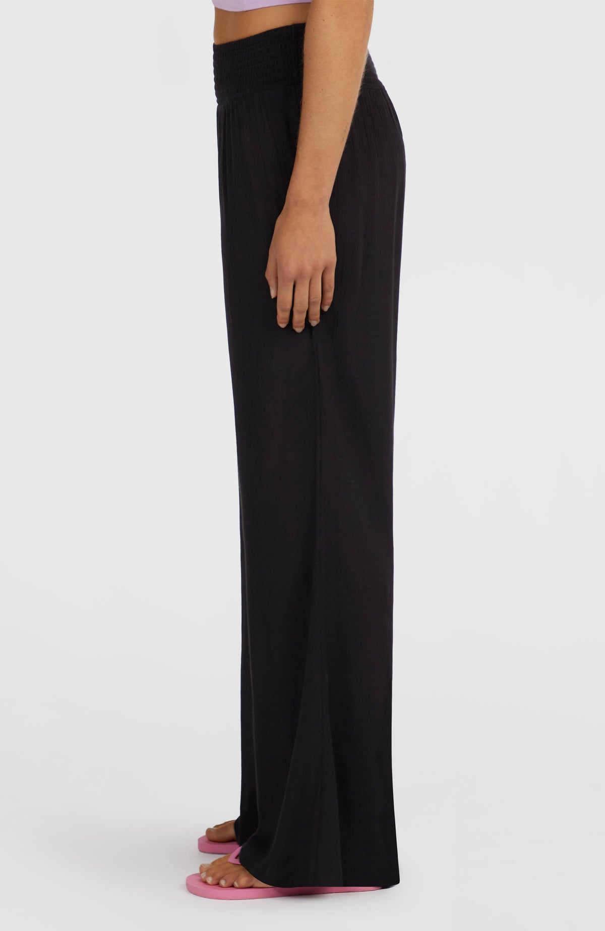 Pantalon Johnny Smocked Waist | Black Out