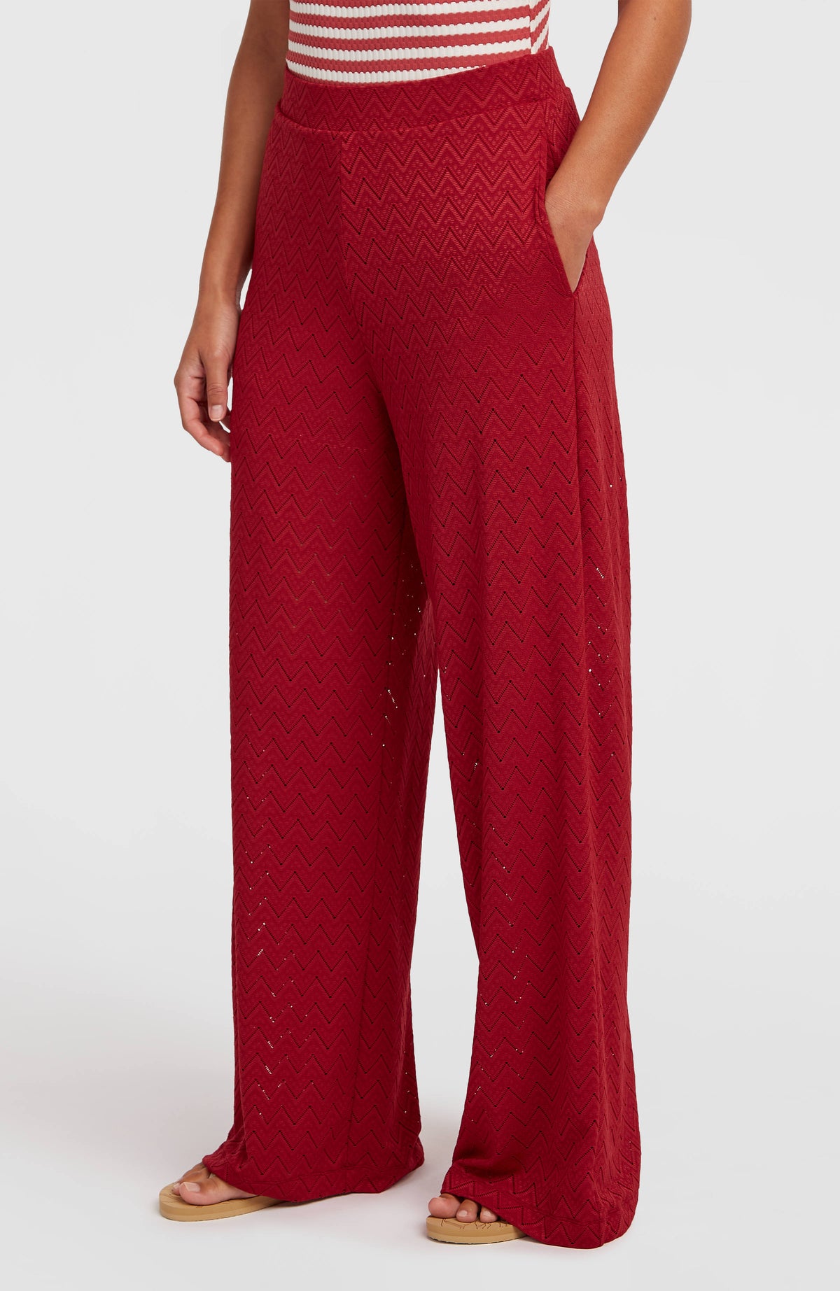 Pantalon O'Riginals Wide-Leg | Midnight Poppy