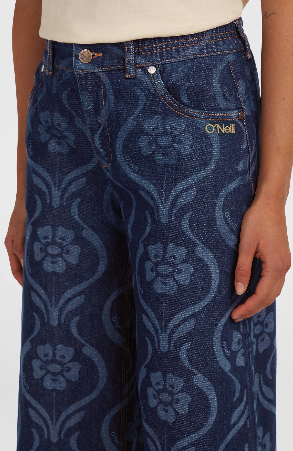Pantalon en jean O'Riginals | Blue Artdeco Floral Jean