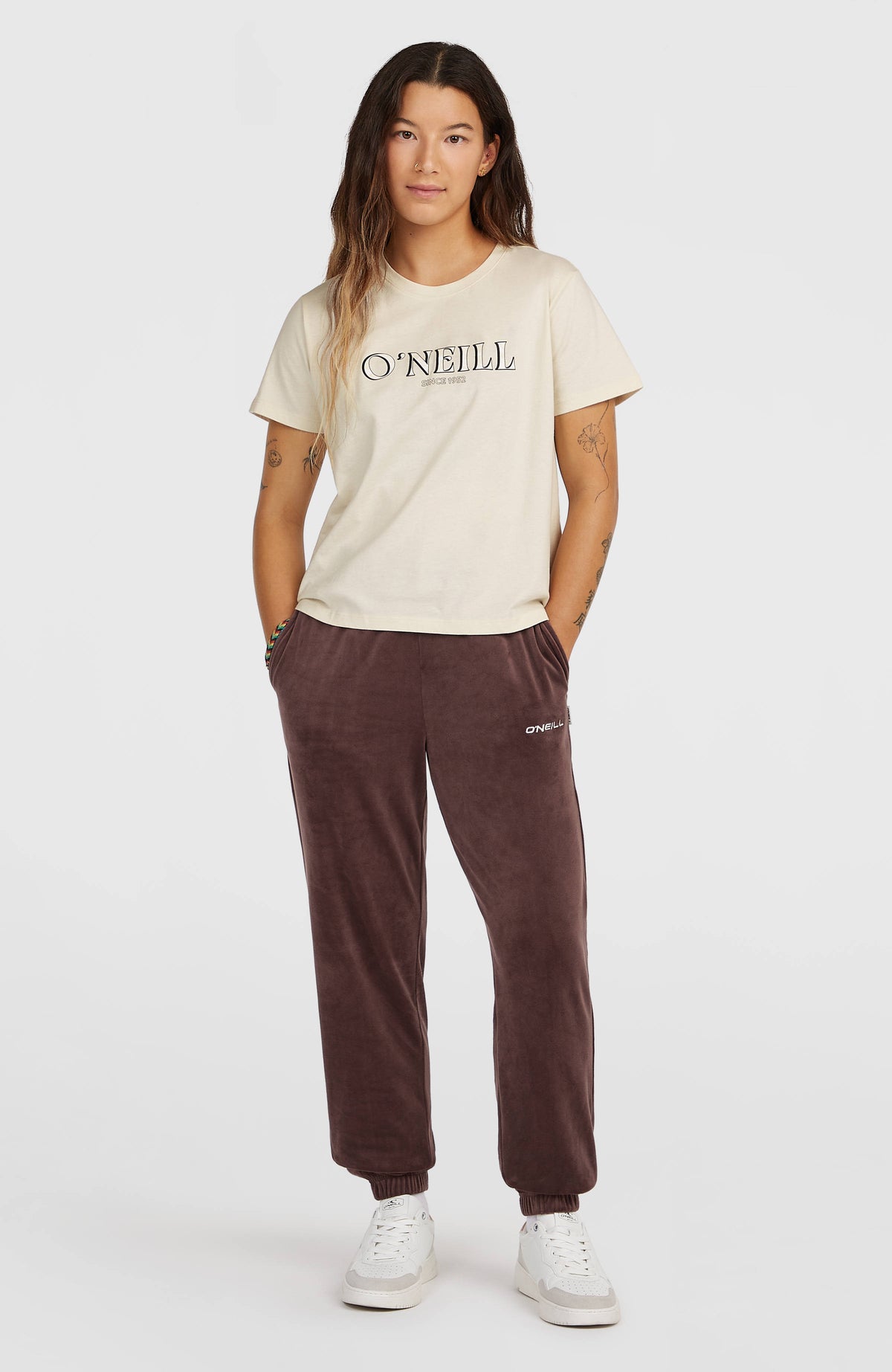 Pantalon de survêtement en velours FWC'Cruz | Purple Gray